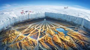 Scoperta colossale struttura geologica sotto i ghiacci dell'Antartide