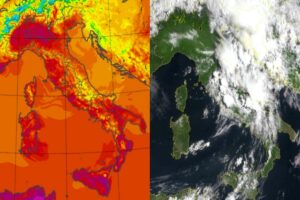 Temperature massime e satellite 3 giugno
