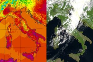 Temperature massime e satellite 5 giugno