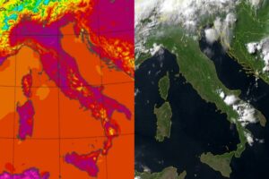 Temperature massime e satellite 9 giugno