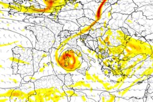 Vorticità Italia 2 luglio