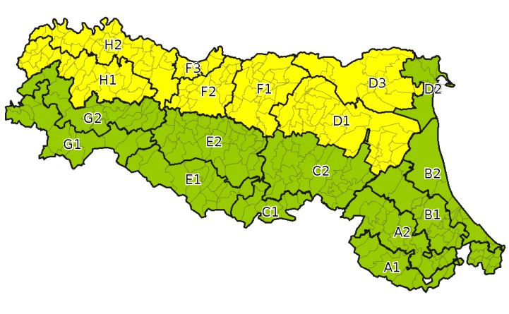 allerta caldo emilia tomagna 23 giugno