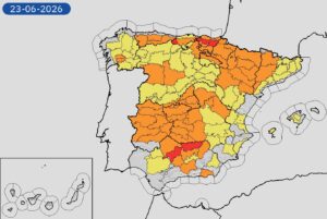 allerta caldo spagna