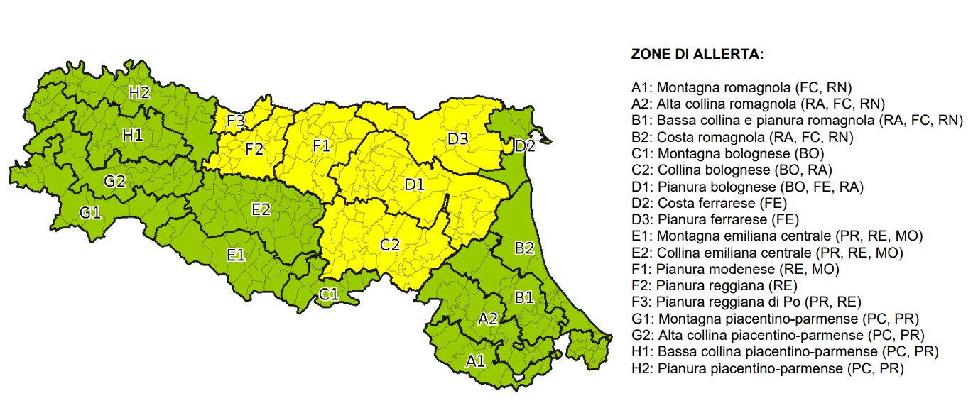 allerta meteo emilia romagna 21 giugno