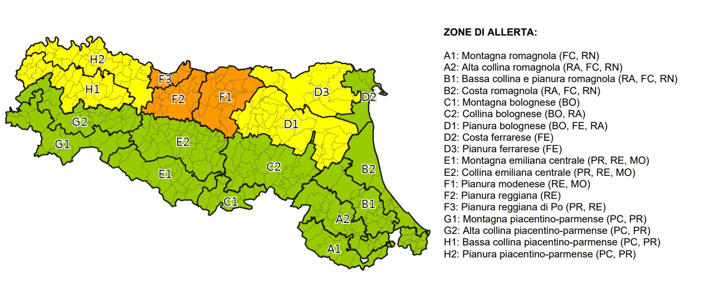 allerta meteo emilia romagna 22 giugno