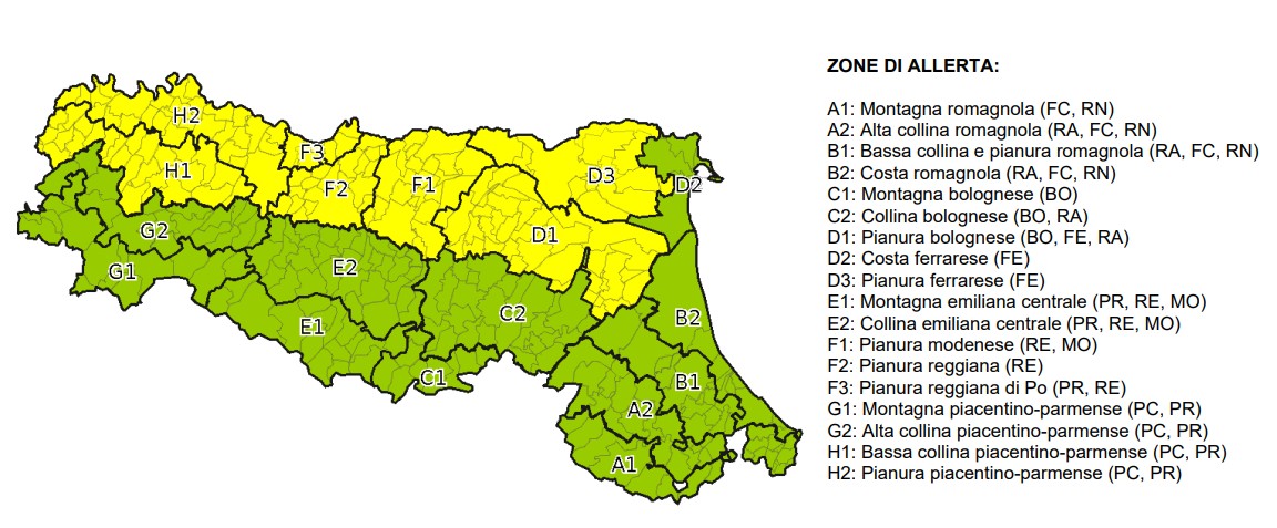 allerta meteo emilia romagna 24 giugno