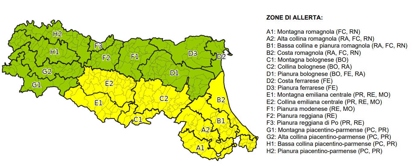 allerta meteo emilia romagna 3 giugno