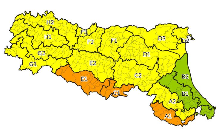 allerta meteo emilia romagna