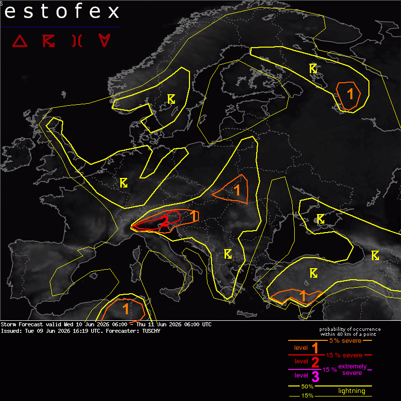 allerta meteo estofex