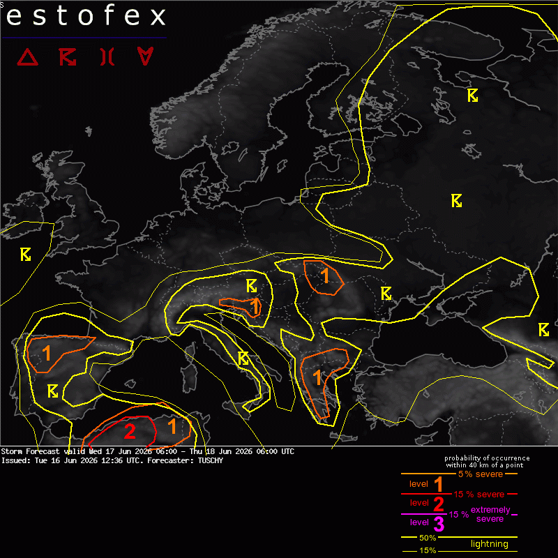 allerta meteo estofex