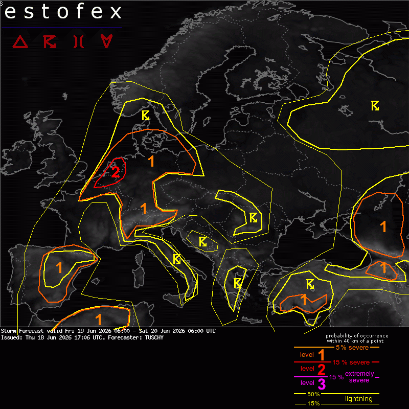 allerta meteo estofex