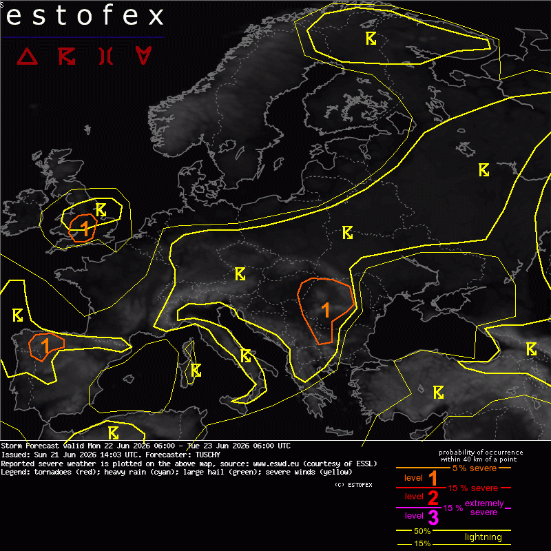 allerta meteo estofex
