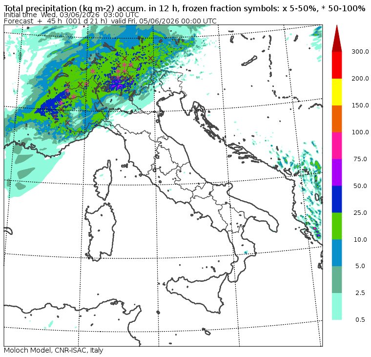 allerta meteo giovedì 4 giugno sera