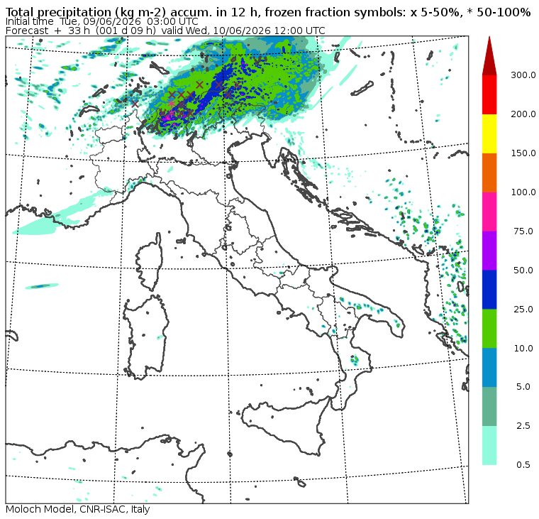 allerta meteo mercoledì 10 giugno mattina