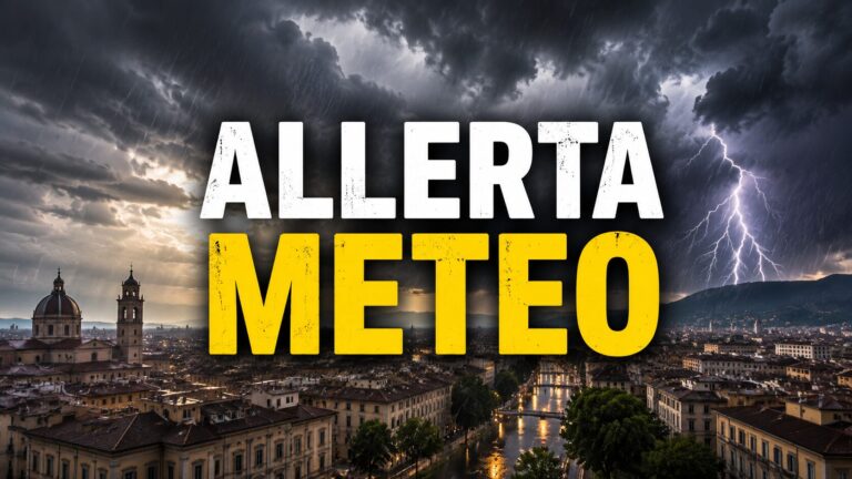 allerta meteo oggi