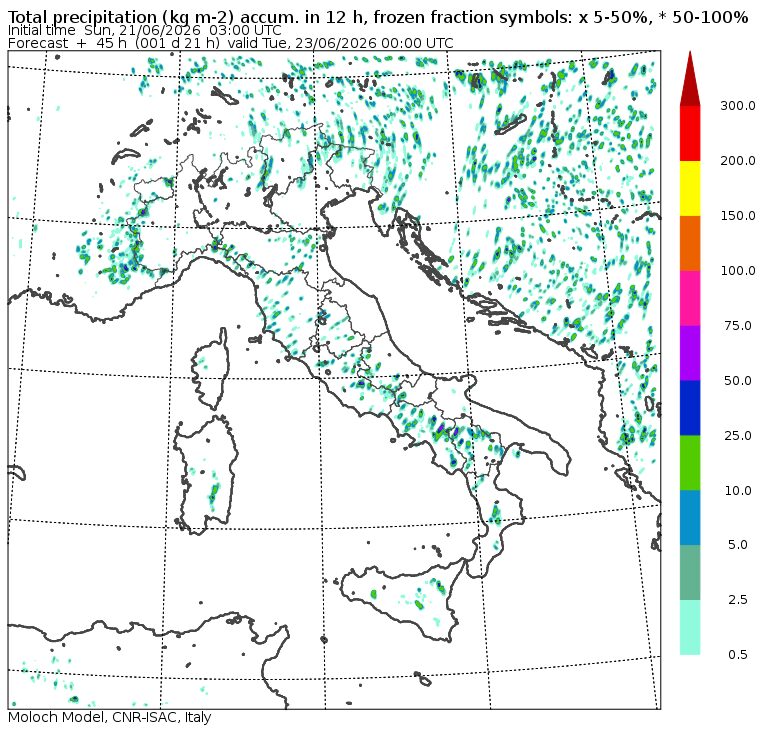 allerta meteo temporali domani lunedì 22 giugno 2026