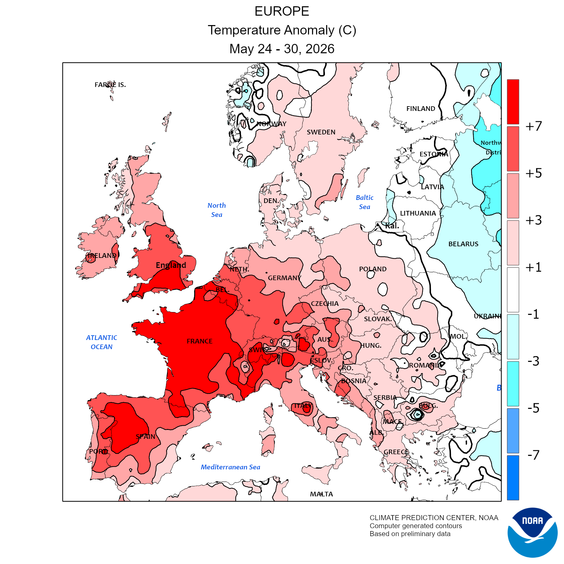 anomalia caldo fine maggio 2026