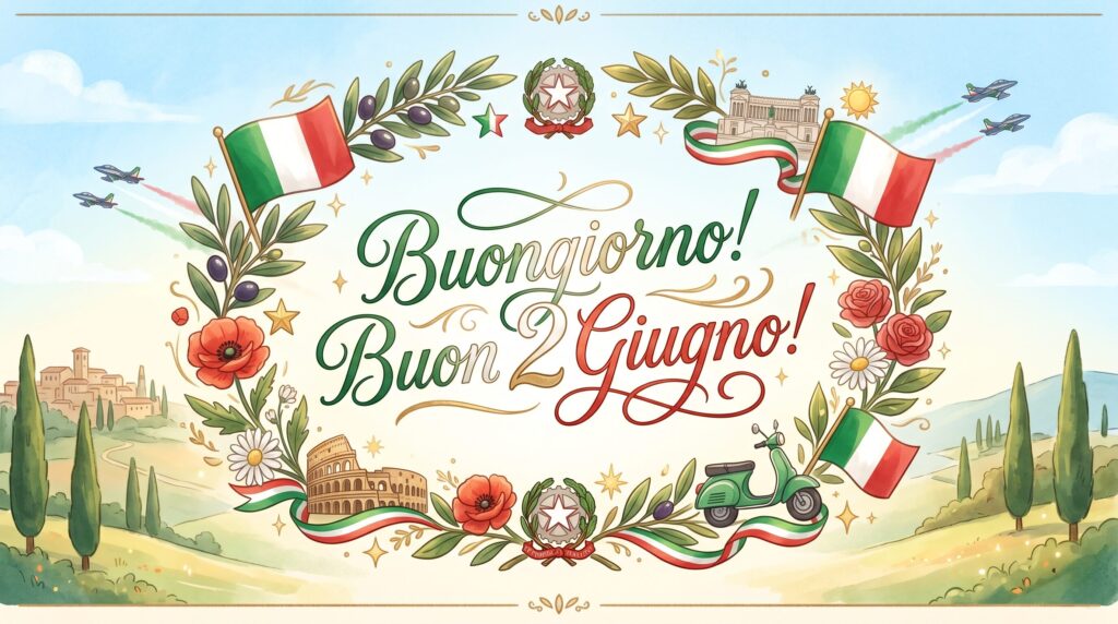 buongiorno buon 2 giugno festa repubblica