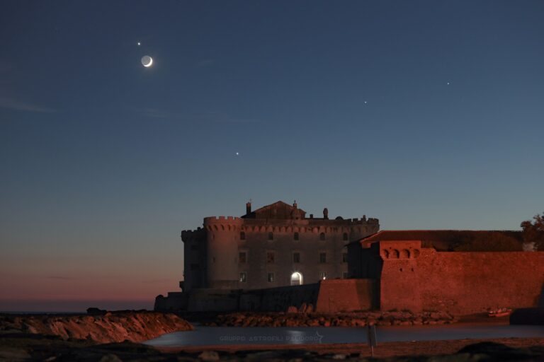 castello palo laziale congiunzione luna venere