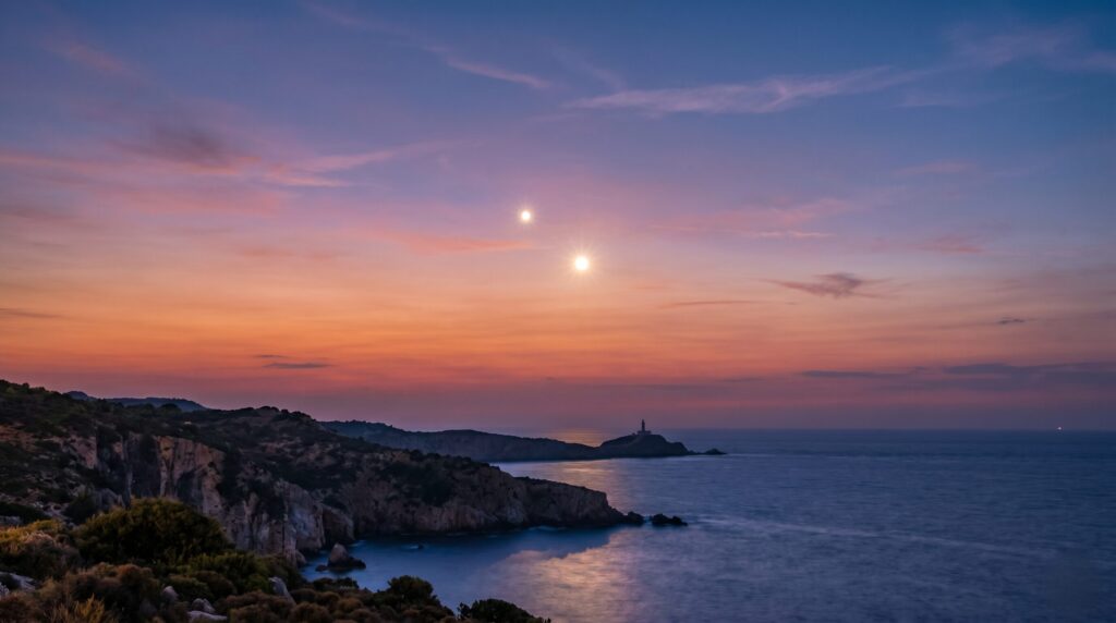 congiunzione giove venere