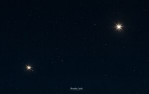 congiunzione giove venere