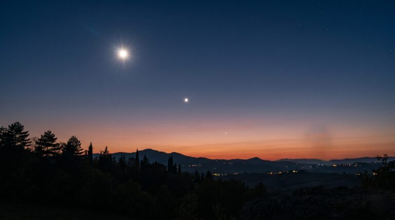 congiunzione giove venere mercurio