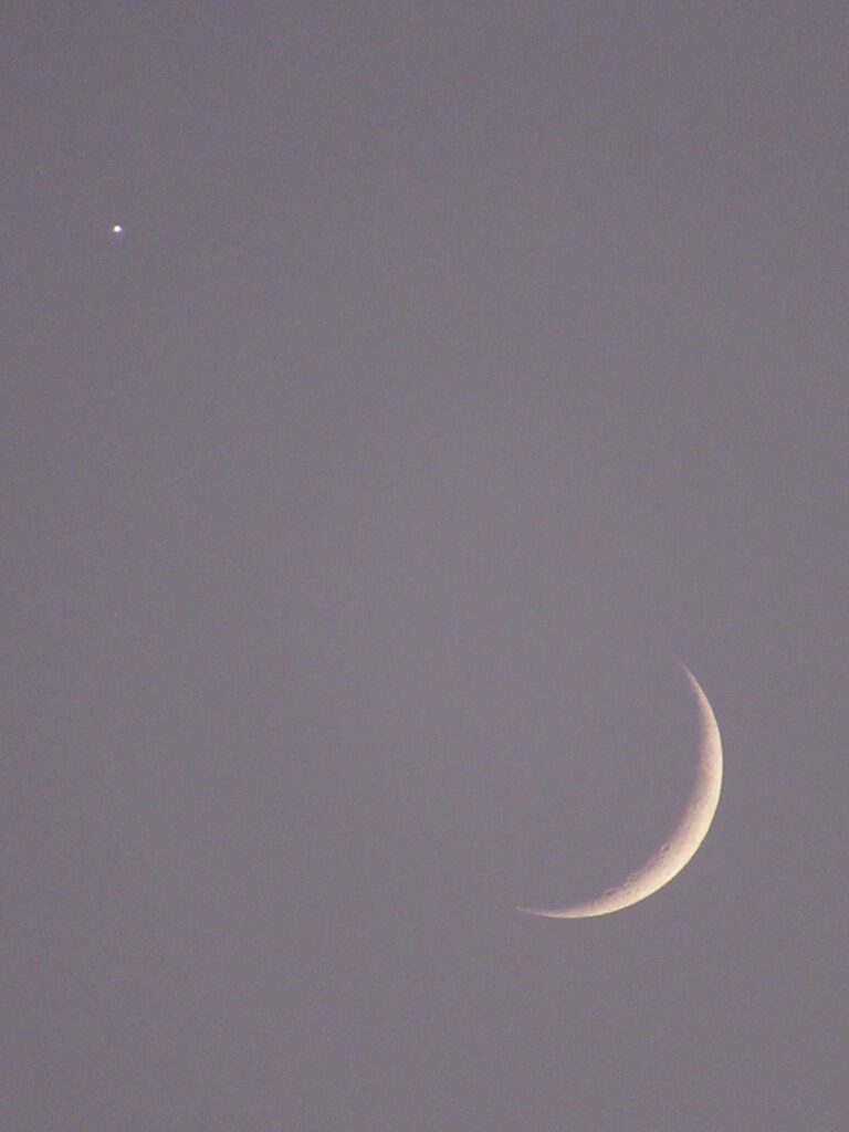 congiunzione luna venere
