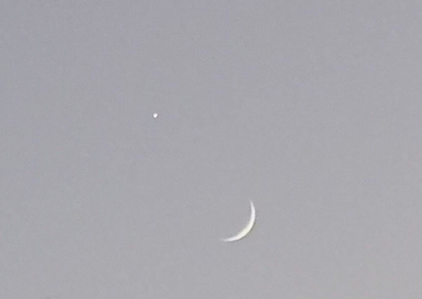 congiunzione luna venere