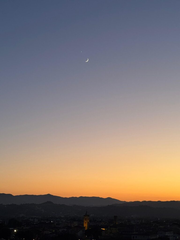 congiunzione luna venere