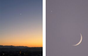 congiunzione luna venere