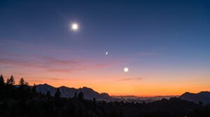 congiunzione venere giove mercurio
