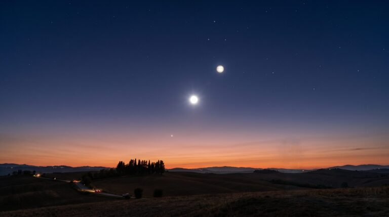 congiunzione venere giove mercurio