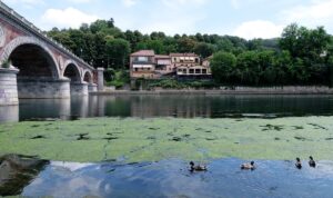 Fiume Po siccità