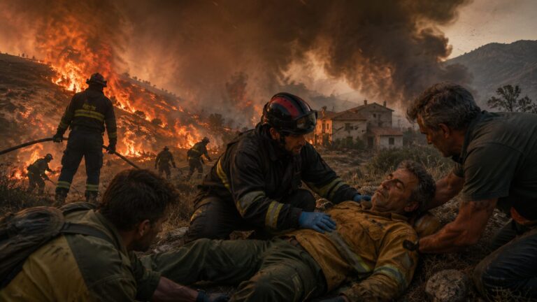 incendi sicilia operaio forestale morto