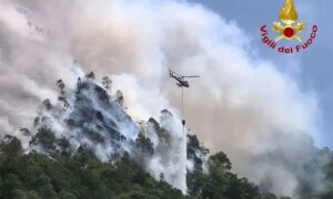 incendio Cravagliana piemonte
