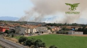 incendio serramanna sardegna