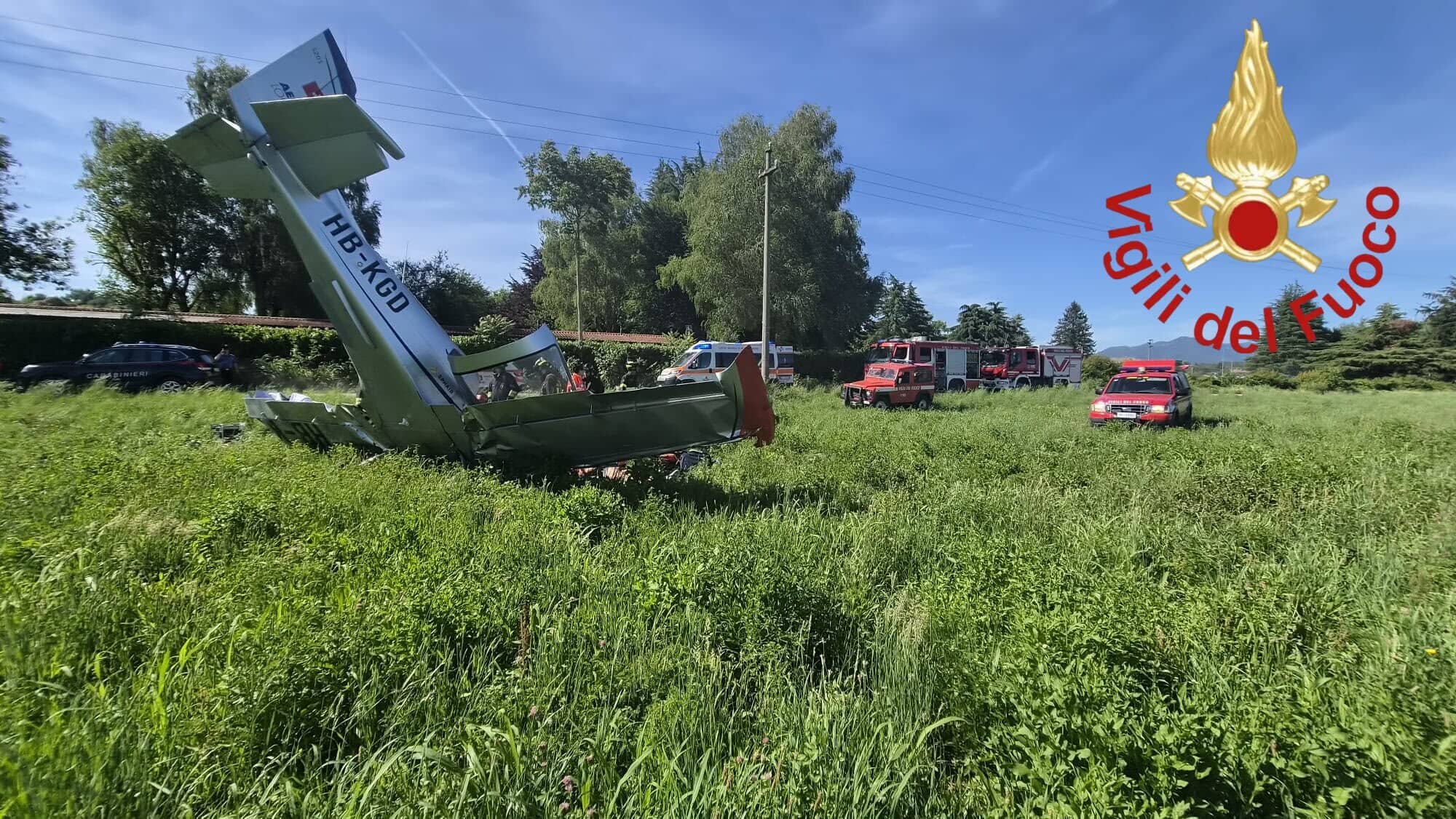 incidente aereo Lurate Caccivio