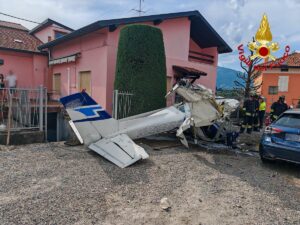 incidente aereo valbrembo