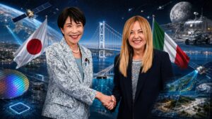 italia giappone accordi Giorgia Meloni e Sanae Takaichi a Roma