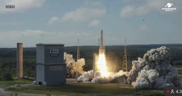 lancio razzo ariane 6