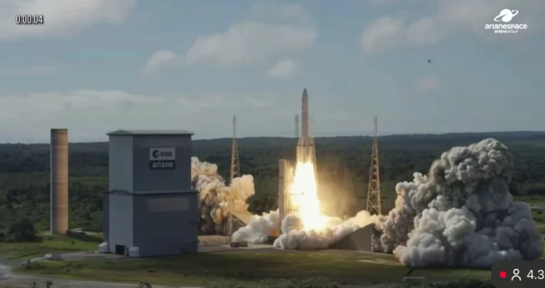 lancio razzo ariane 6