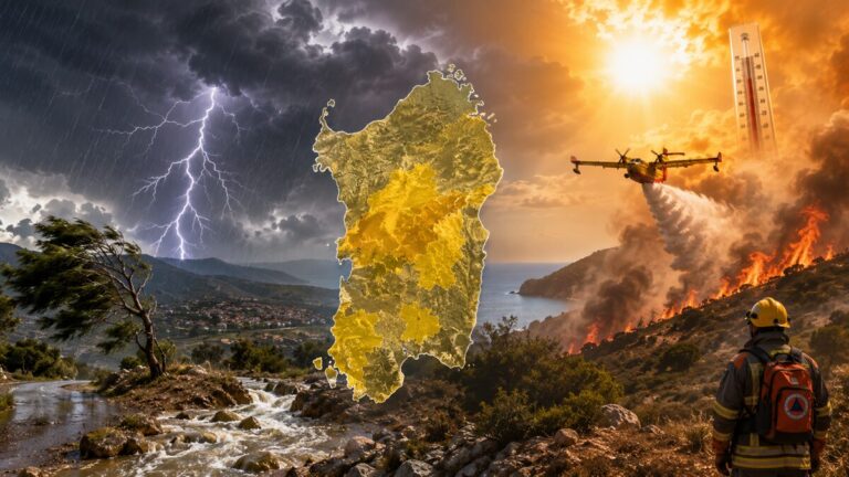maltempo incendi sardegna