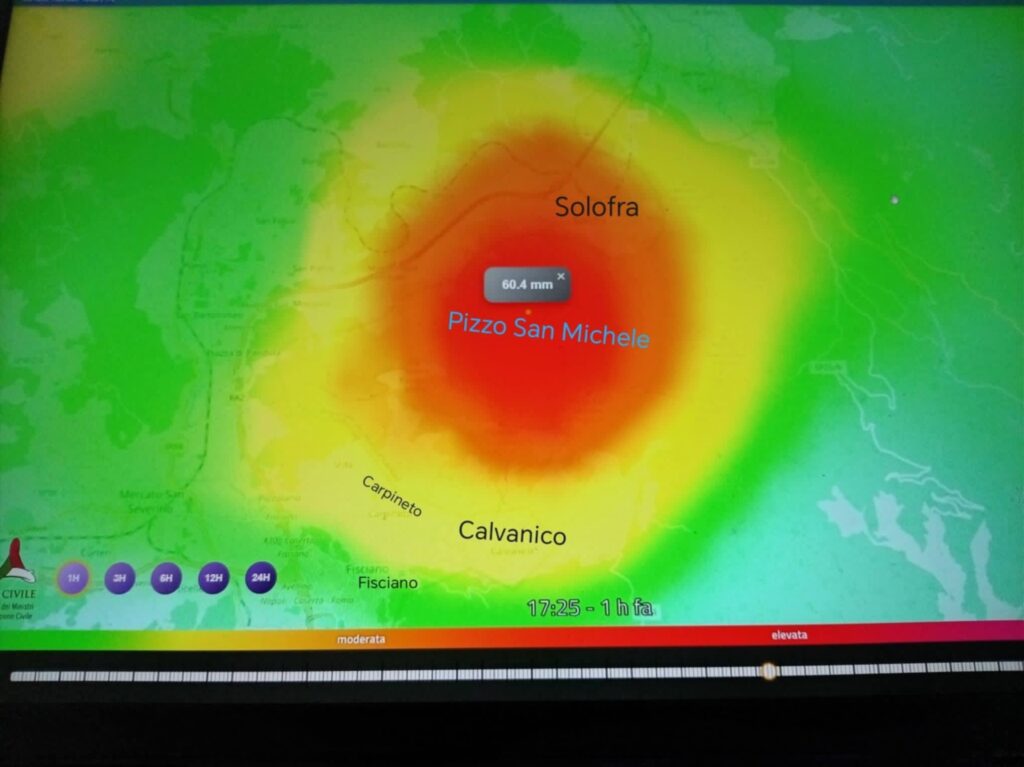 maltempo solofra campania