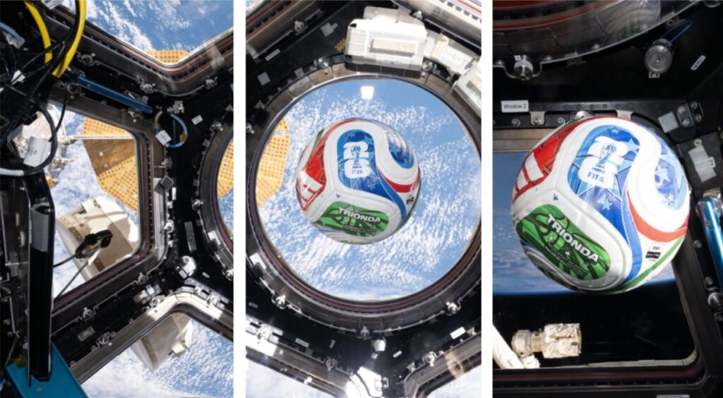 pallone mondiali ISS