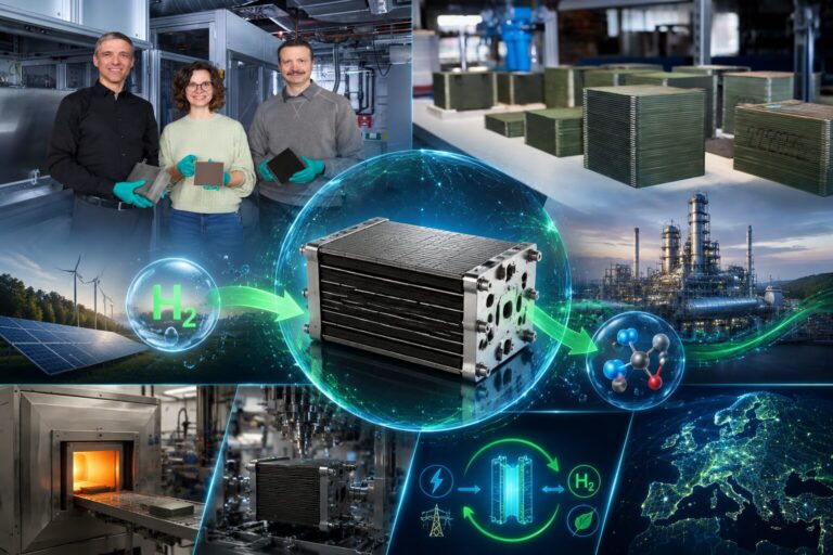piattaforma di elettrolisi del Fraunhofer IKTS