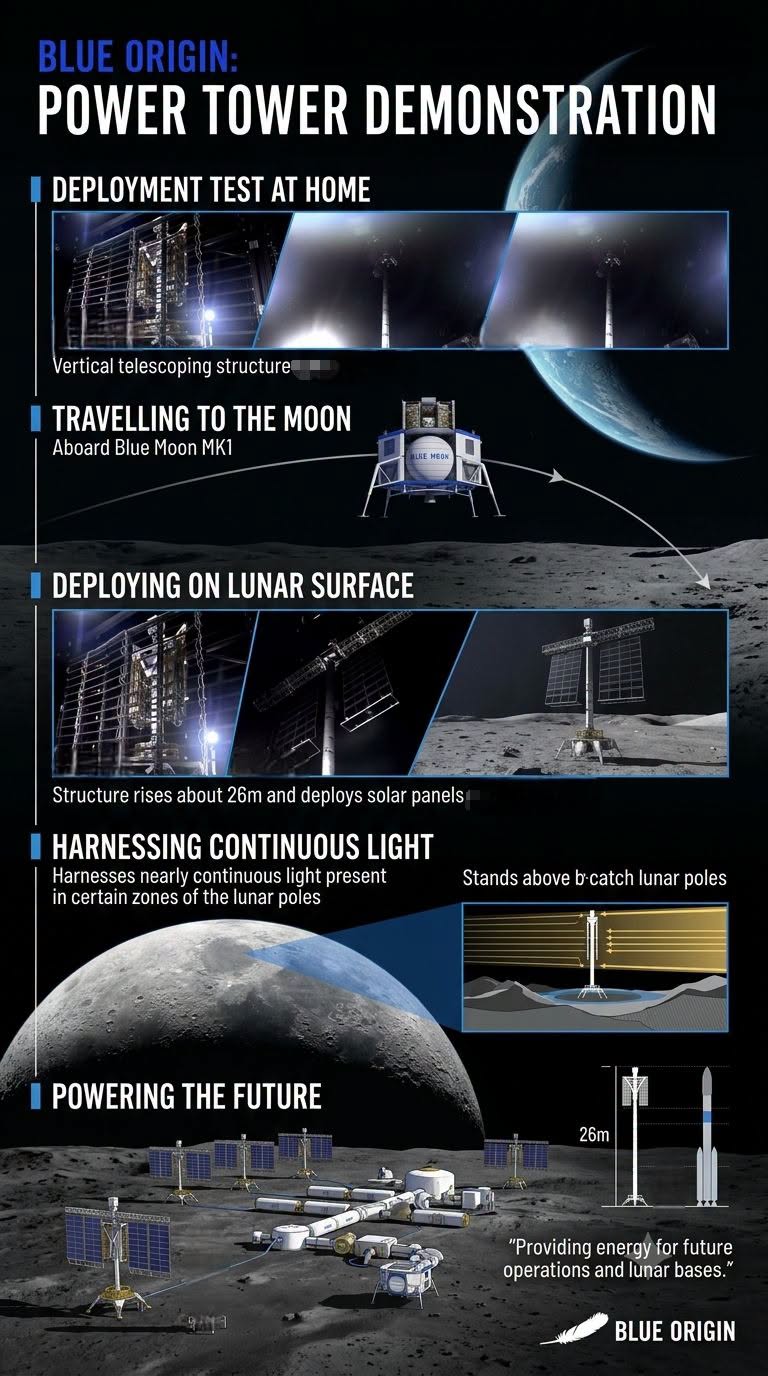 power tower blue origin
