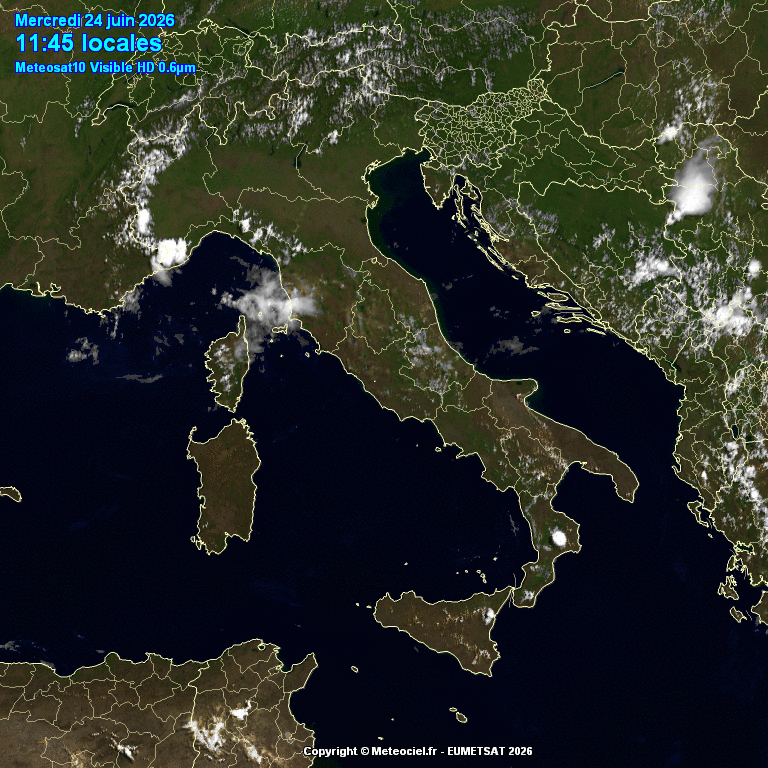 satellite meteo italia 24 giugno 2026