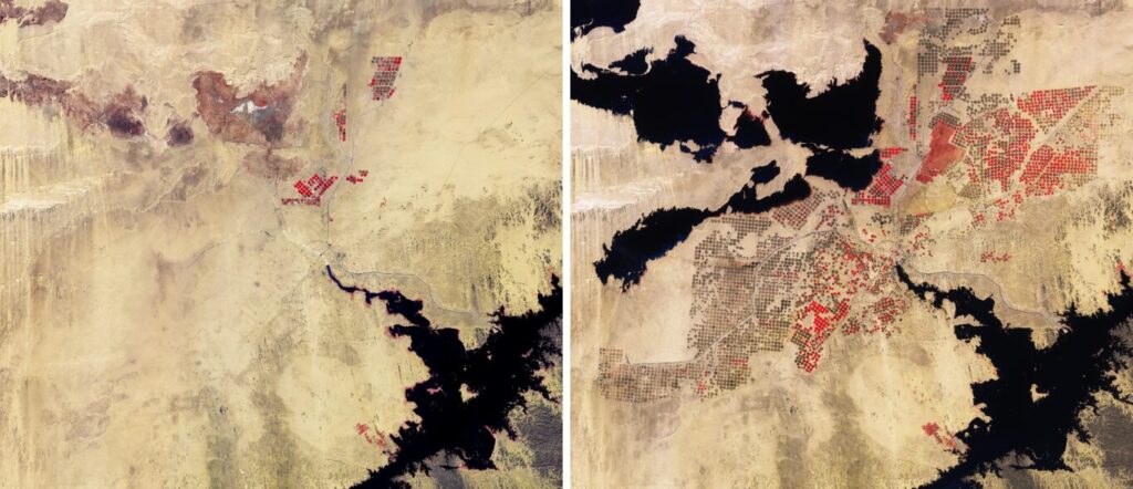 satelliti sentinel egitto deserto