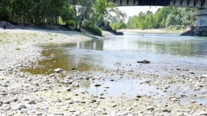 siccità fiume adige