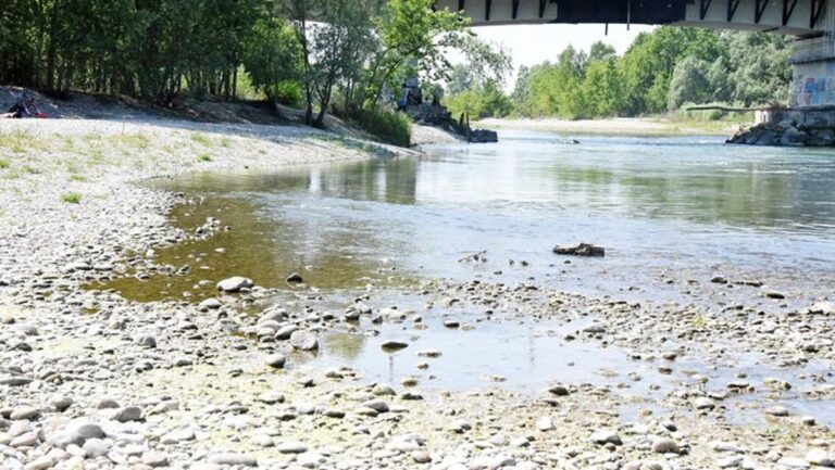 siccità fiume adige